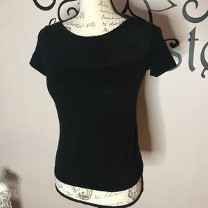 Ann Taylor black tee